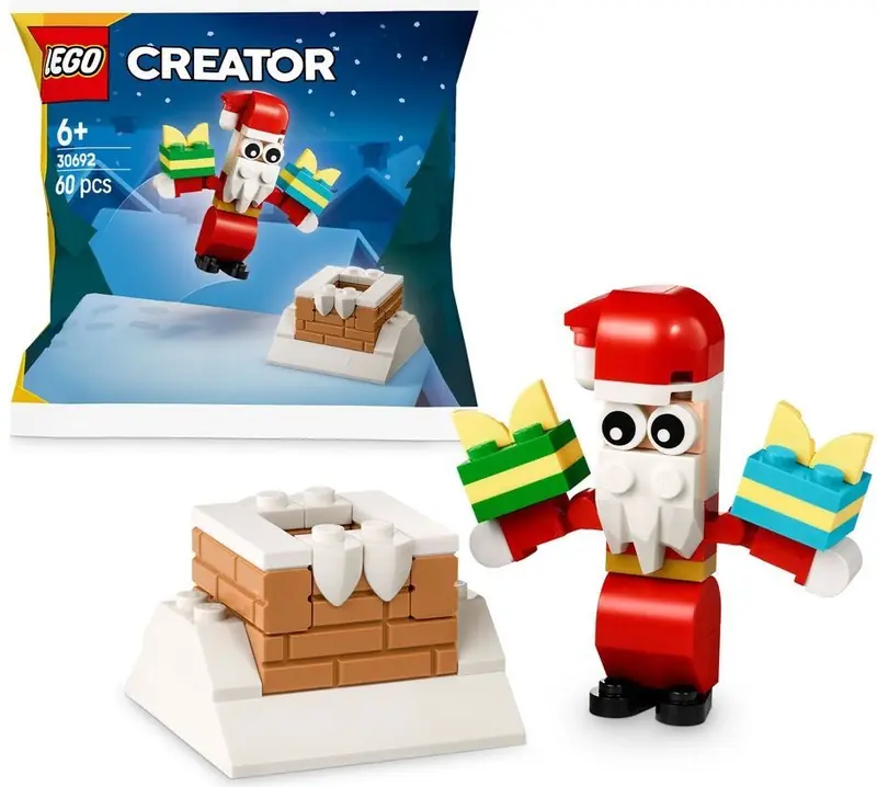 LEGO 30692 Święty Mikołaj i świąteczny komin zdjęcie 2