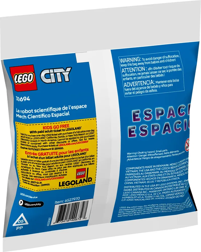 LEGO 30694 Kosmiczny mech naukowy zdjęcie 3