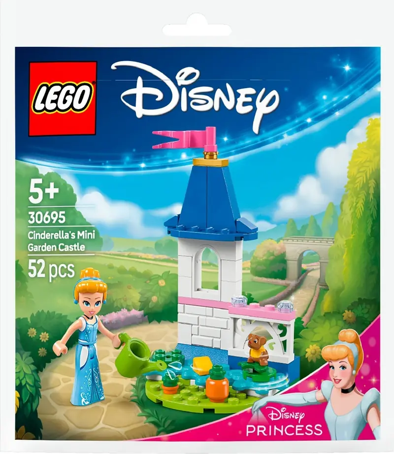 LEGO 30695 Miniaturowy zamek Kopciuszka z ogrodem zdjęcie 5