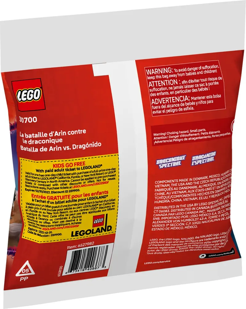 LEGO 30700 Bitwa Arina z Dragonem zdjęcie 3
