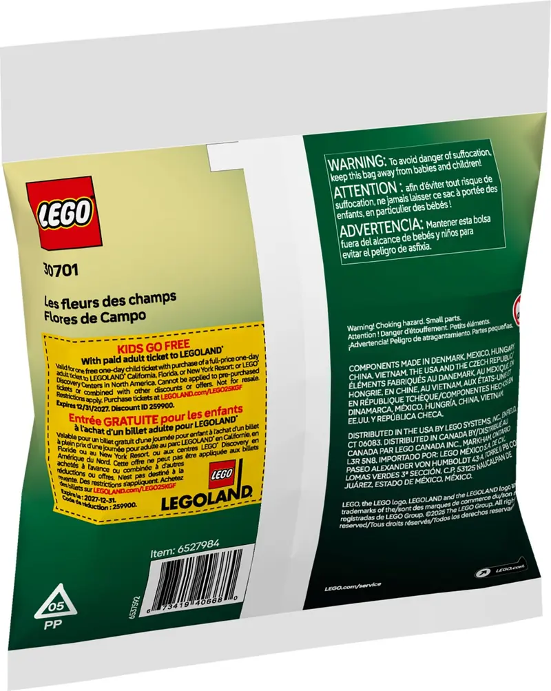 LEGO 30701 Kwiaty polne zdjęcie 3