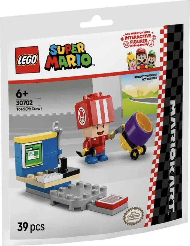 LEGO 30702 Mario Kart – Toad (Pit Crew) zdjęcie 3