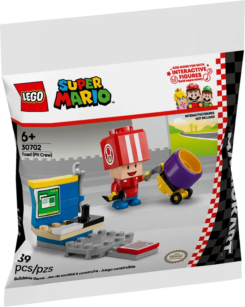 LEGO 30702 Mario Kart – Toad (Pit Crew) zdjęcie 5