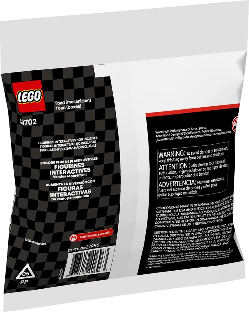LEGO 30702 Mario Kart – Toad (Pit Crew) zdjęcie 4