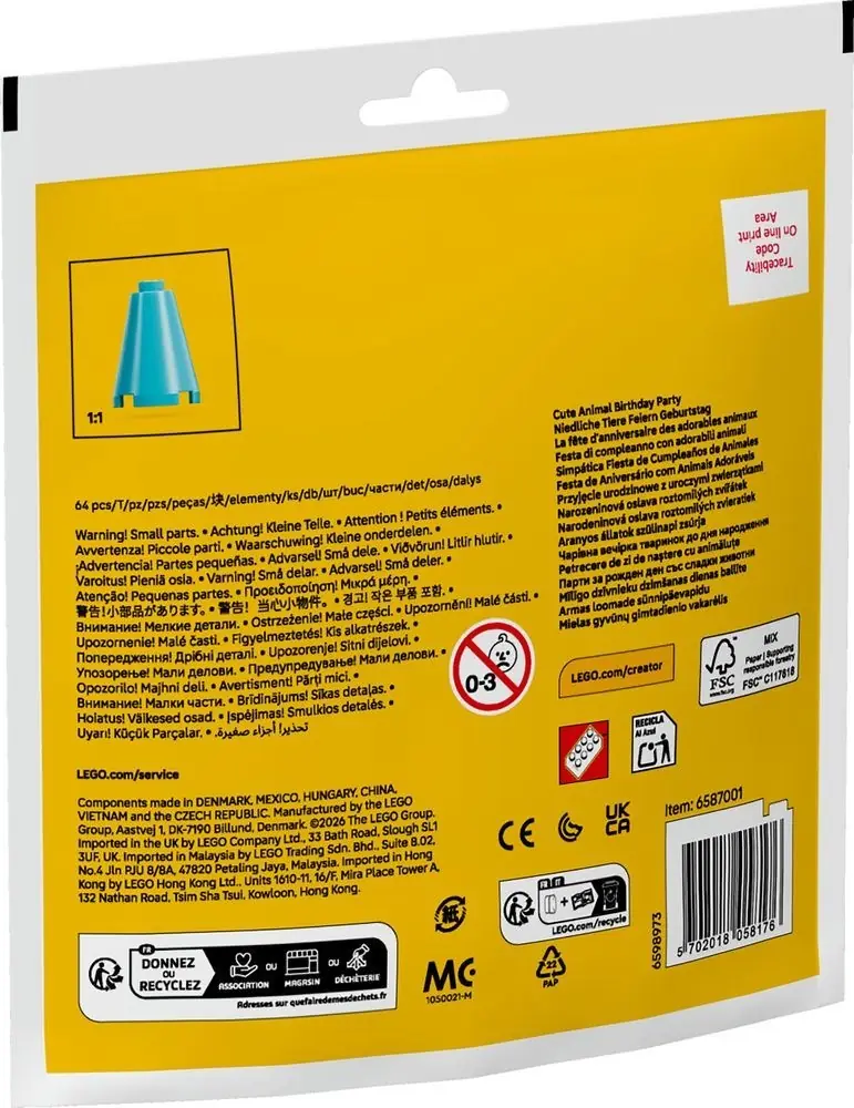 LEGO 30715 Przyjęcie urodzinowe z uroczymi zwierzątkami zdjęcie 3