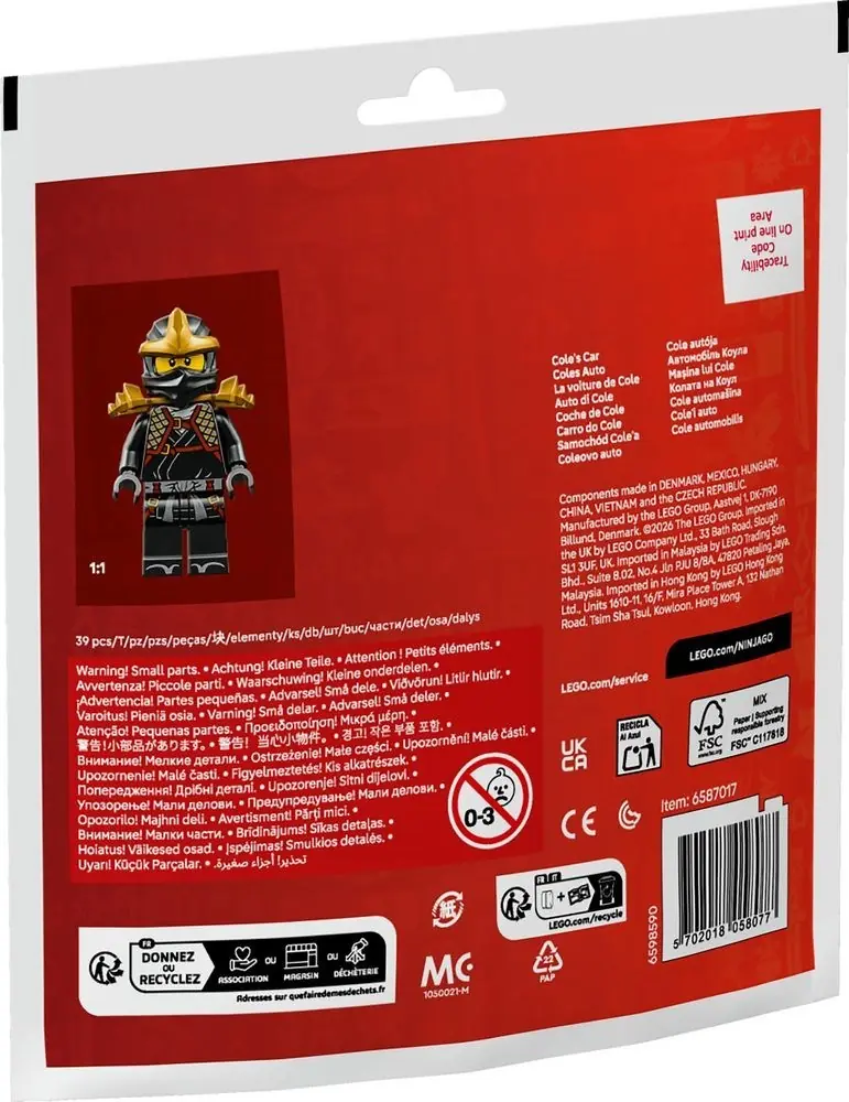 LEGO 30723 Samochód ninja Cole’a zdjęcie 3