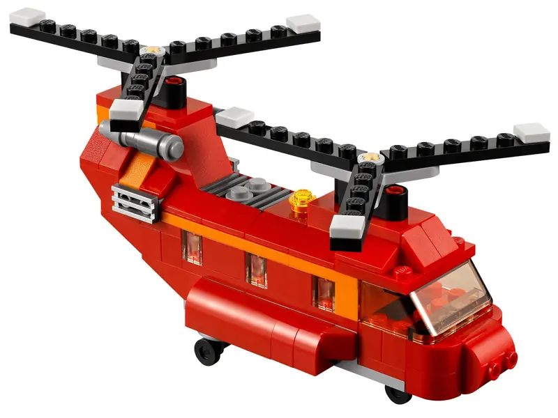 LEGO 31003 Czerwony śmigłowiec