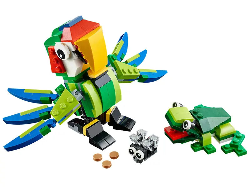 LEGO 31031 Zwierzęta z lasu deszczowego