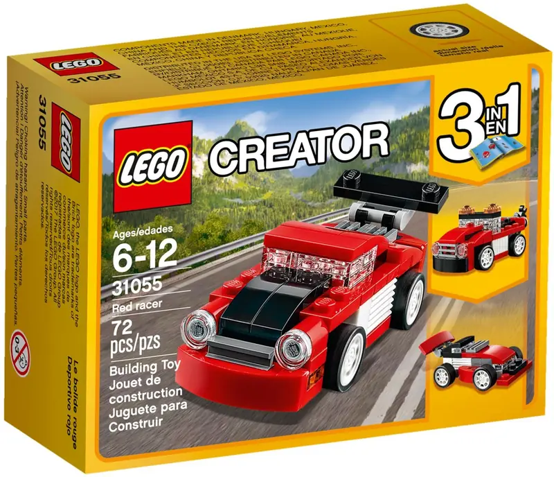 LEGO 31055 Czerwona wyścigówka zdjęcie 2