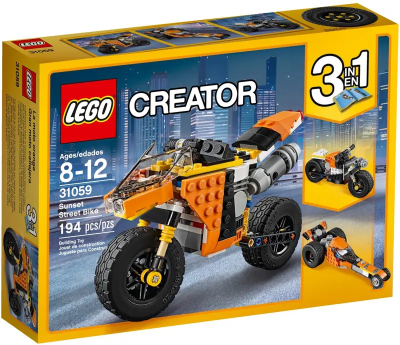 LEGO 31059 Motocykl z Bulwaru Zachodzącego Słońca zdjęcie 2