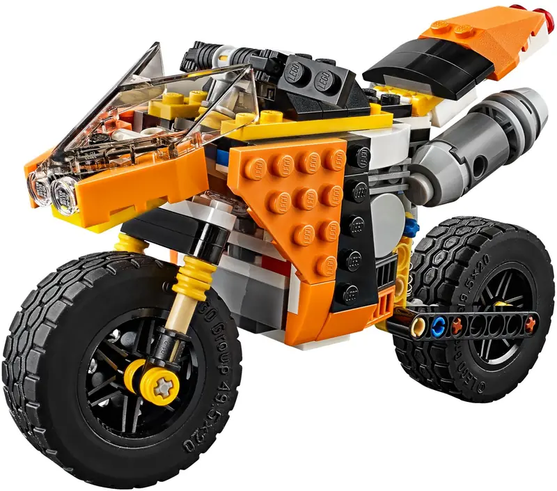 LEGO 31059 Motocykl z Bulwaru Zachodzącego Słońca zdjęcie 4