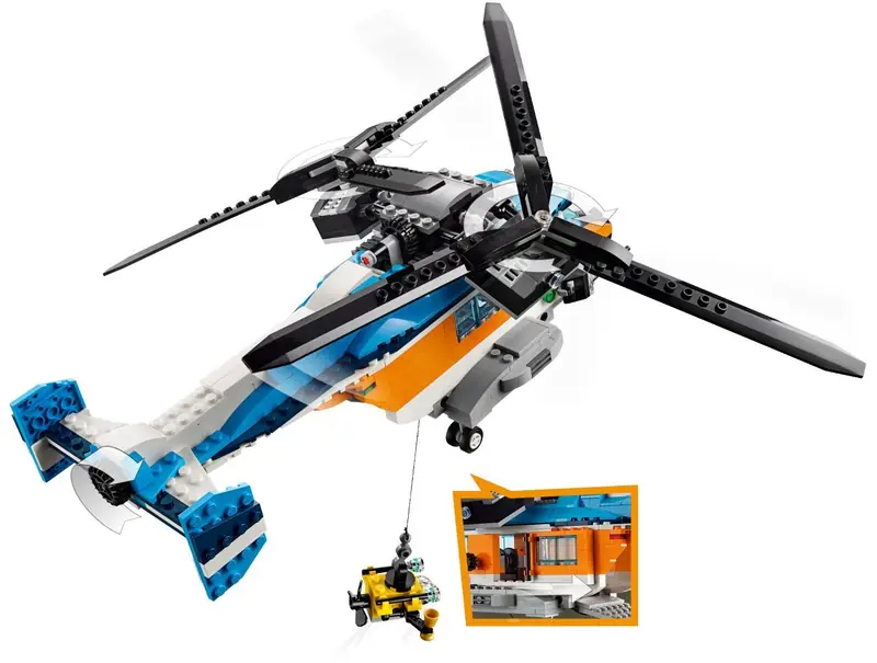 LEGO 31096 Śmigłowiec dwuwirnikowy zdjęcie 4
