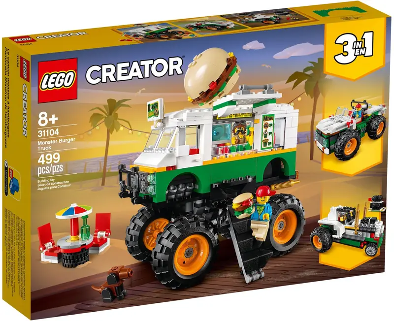 LEGO 31104 Monster truck z burgerami zdjęcie 2