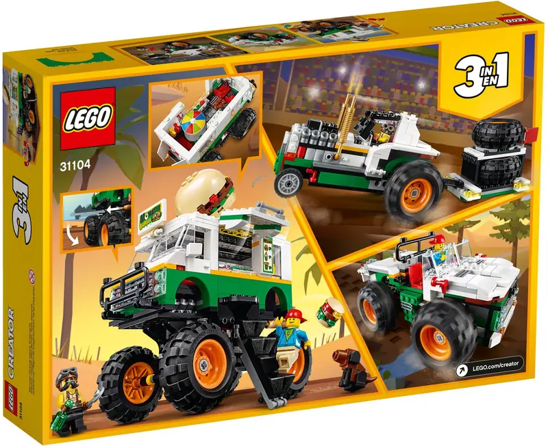 LEGO 31104 Monster truck z burgerami zdjęcie 5