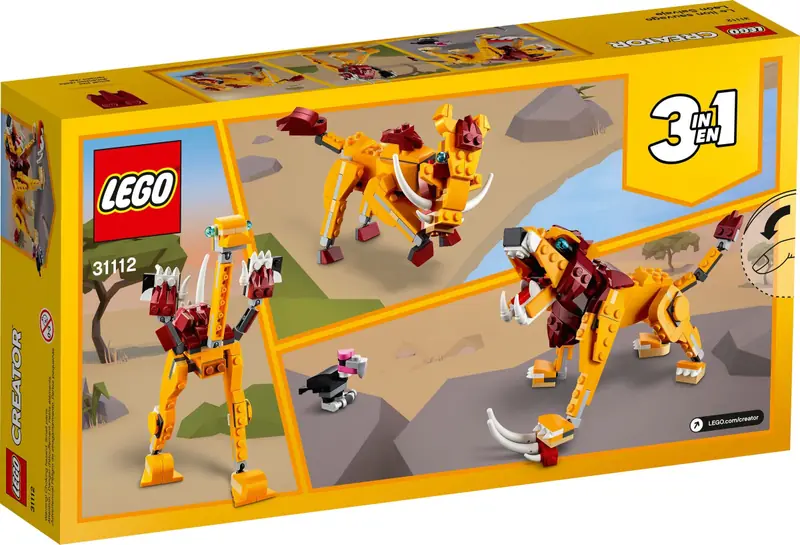 LEGO 31112 Dziki lew zdjęcie 4