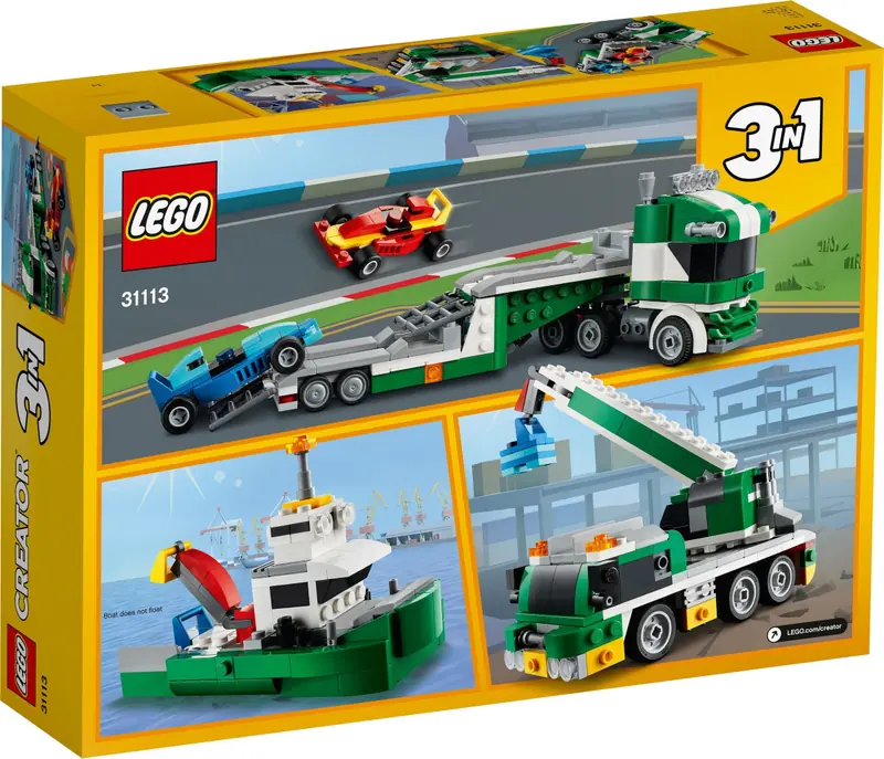 LEGO 31113 Laweta z wyścigówkami zdjęcie 4