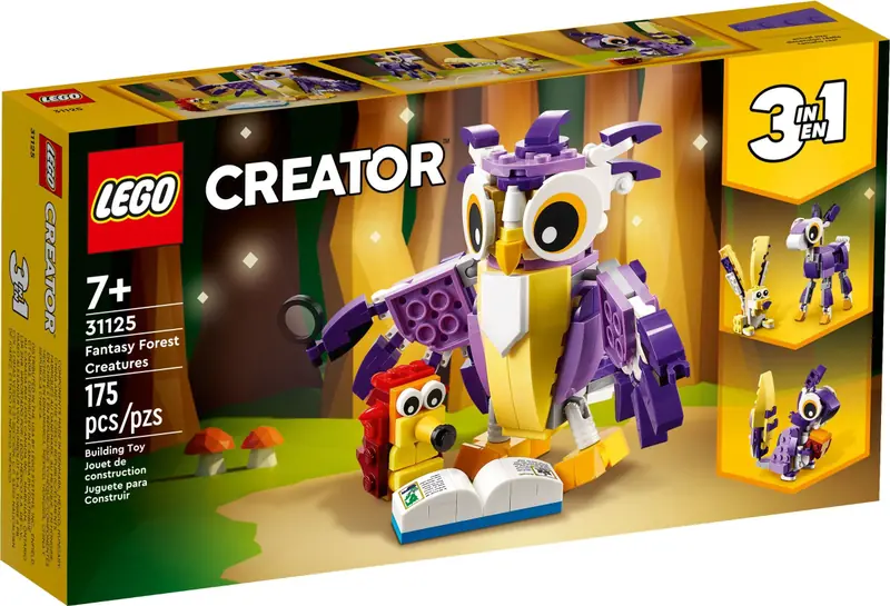 LEGO 31125 Fantastyczne leśne stworzenia zdjęcie 4