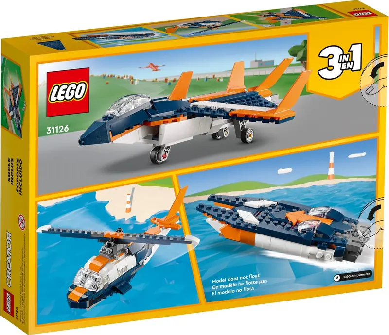 LEGO 31126 Odrzutowiec naddźwiękowy zdjęcie 9