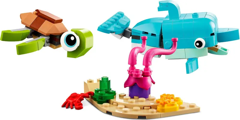 LEGO 31128 Delfin i żółw zdjęcie 3