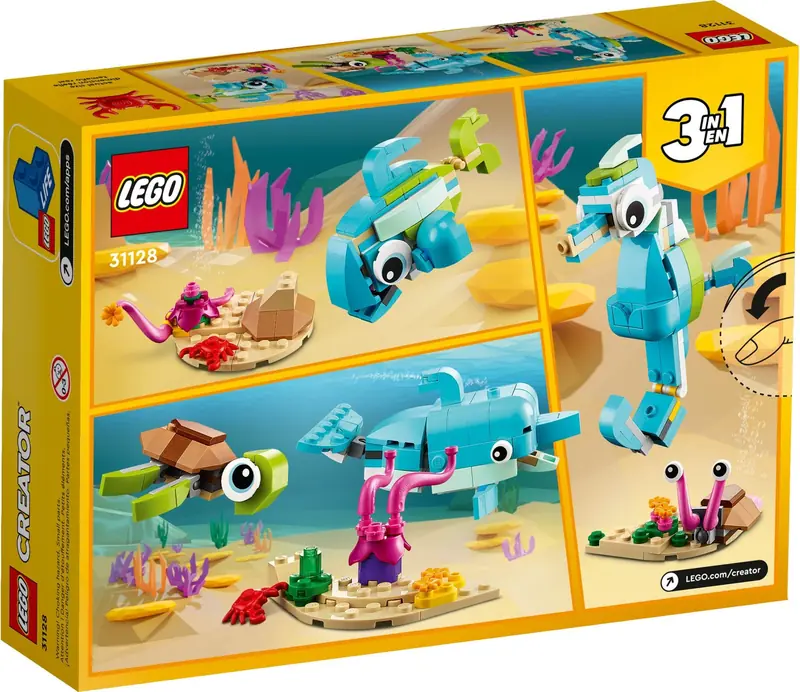 LEGO 31128 Delfin i żółw zdjęcie 6