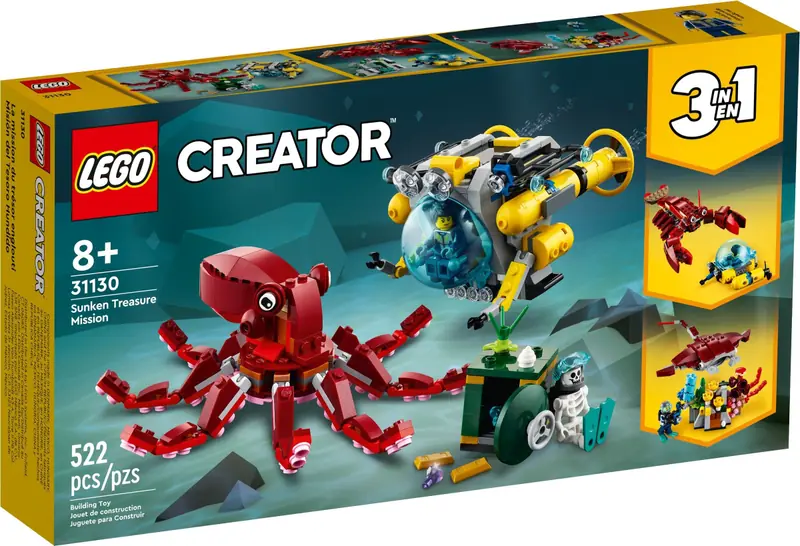 LEGO 31130 Wyprawa po zatopiony skarb zdjęcie 5