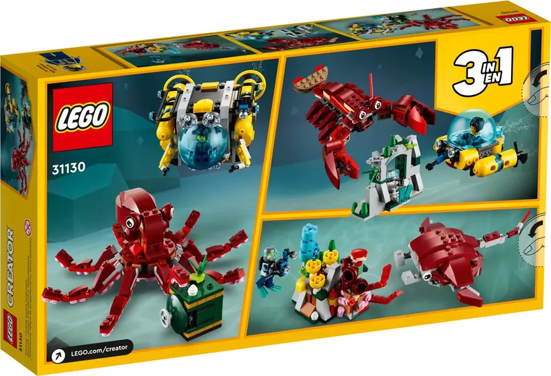 LEGO 31130 Wyprawa po zatopiony skarb zdjęcie 4
