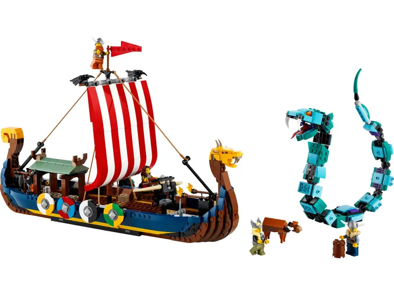 LEGO 31132 Statek wikingów i wąż z Midgardu