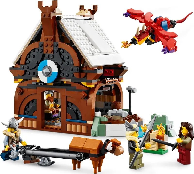 LEGO 31132 Statek wikingów i wąż z Midgardu zdjęcie 4