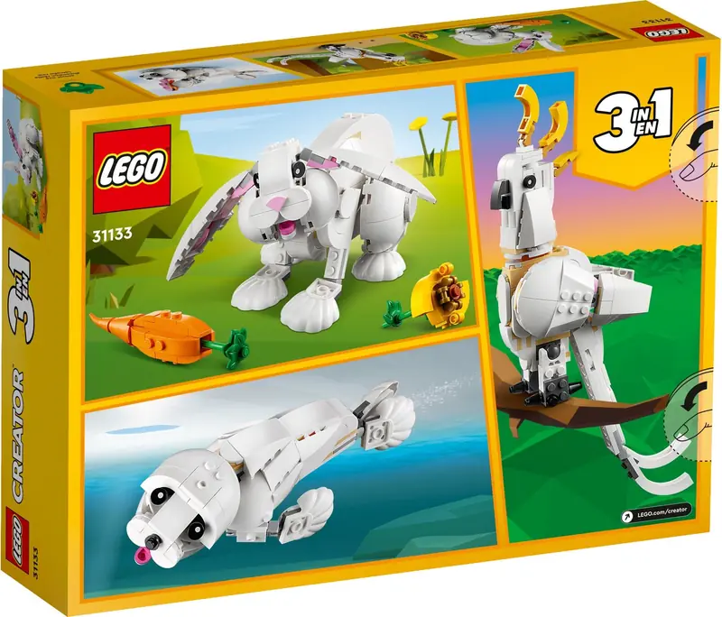 LEGO 31133 Biały królik zdjęcie 5