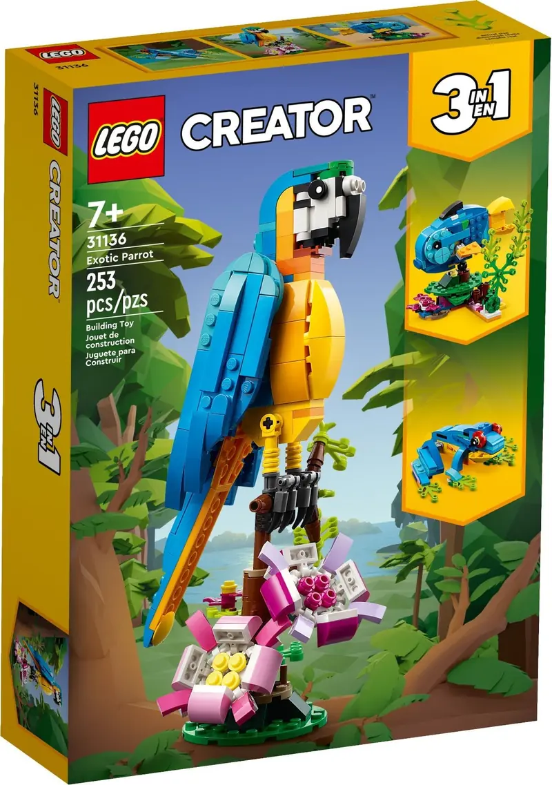 LEGO 31136 Egzotyczna papuga zdjęcie 2