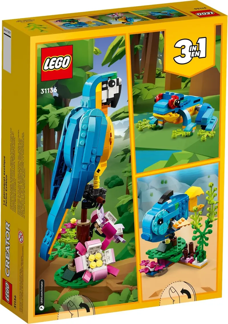 LEGO 31136 Egzotyczna papuga zdjęcie 5