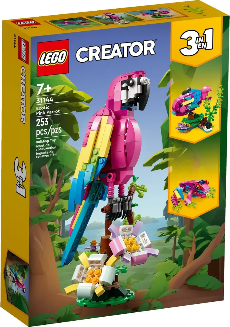 LEGO 31144 Egzotyczna różowa papuga zdjęcie 2