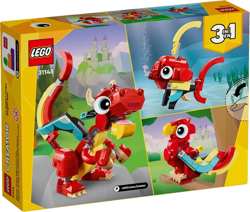 LEGO 31145 Czerwony smok zdjęcie 7