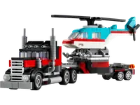 LEGO 31146 Ciężarówka z platformą i helikopterem