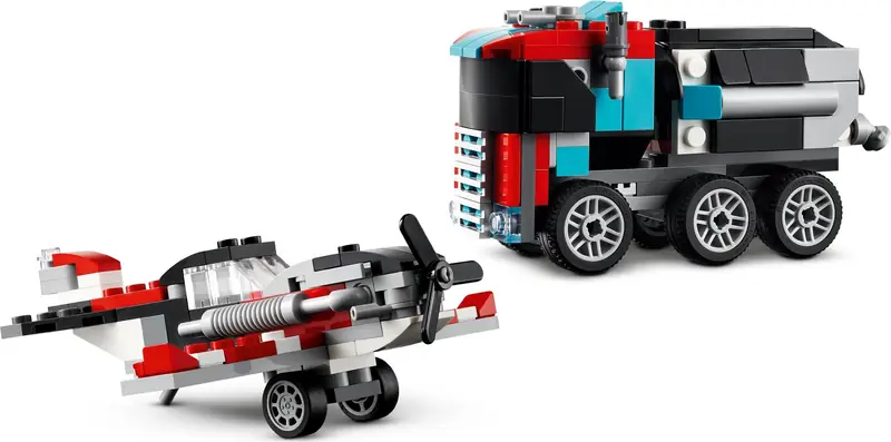 LEGO 31146 Ciężarówka z platformą i helikopterem zdjęcie 7