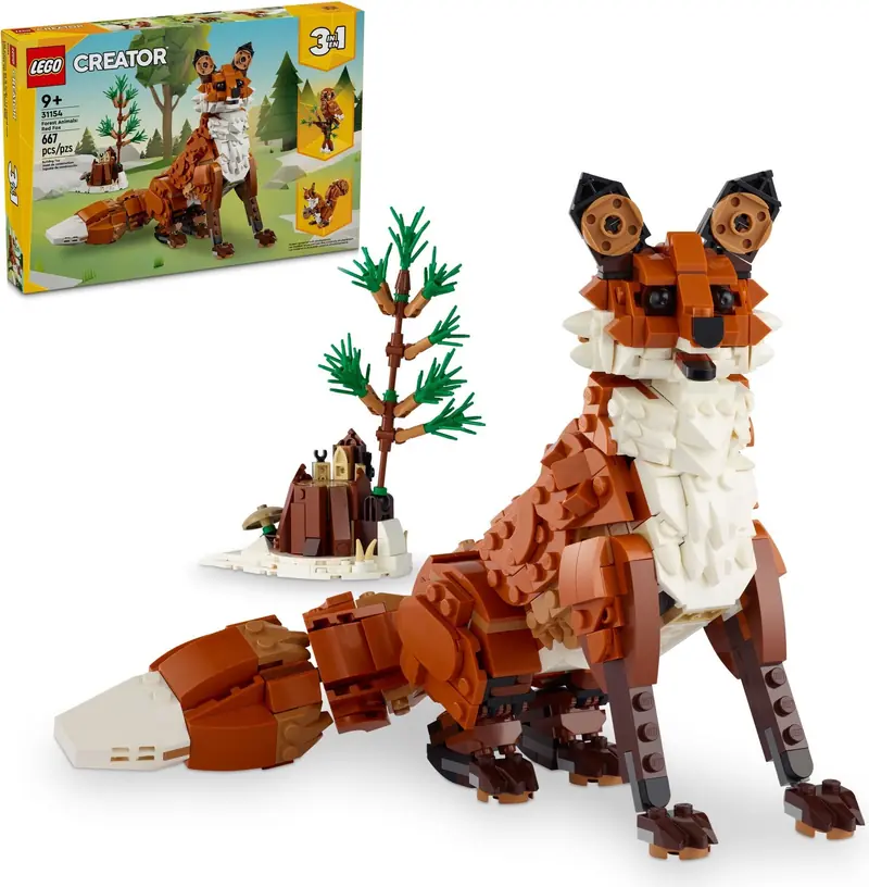 LEGO 31154 Leśne zwierzęta: Czerwony lis zdjęcie 8