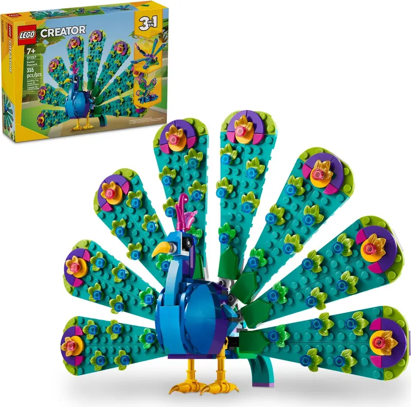 LEGO 31157 Egzotyczny paw zdjęcie 2