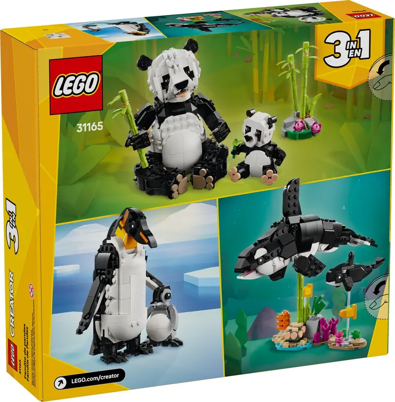 LEGO 31165 Dzikie zwierzęta: rodzina pand zdjęcie 2