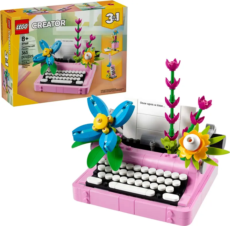 LEGO 31169 Maszyna do pisania z kwiatami zdjęcie 3