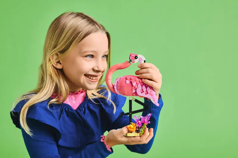 LEGO 31170 Dzikie zwierzęta: różowy flaming zdjęcie 9