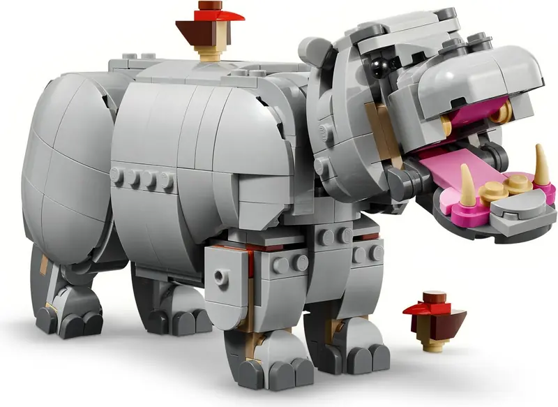 LEGO 31171 Dzikie zwierzęta: dumny nosorożec z ptakami zdjęcie 4