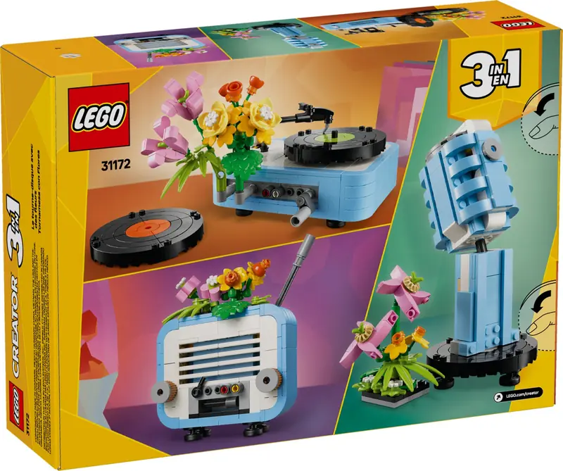 LEGO 31172 Gramofon z kwiatami zdjęcie 2