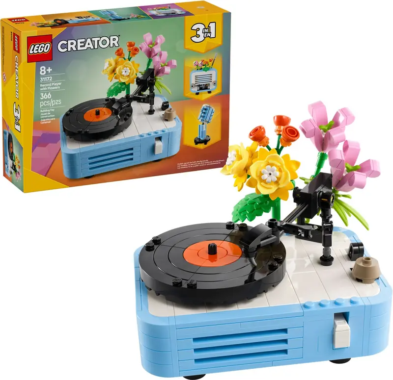 LEGO 31172 Gramofon z kwiatami zdjęcie 3