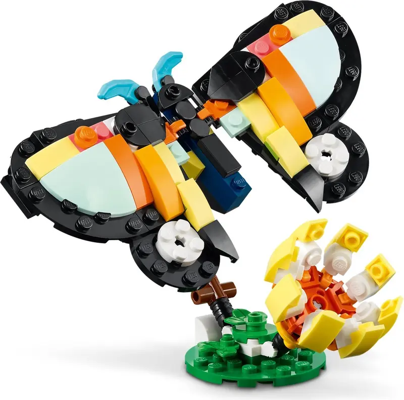 LEGO 31173 Dzikie zwierzęta: Tropikalny tukan zdjęcie 4