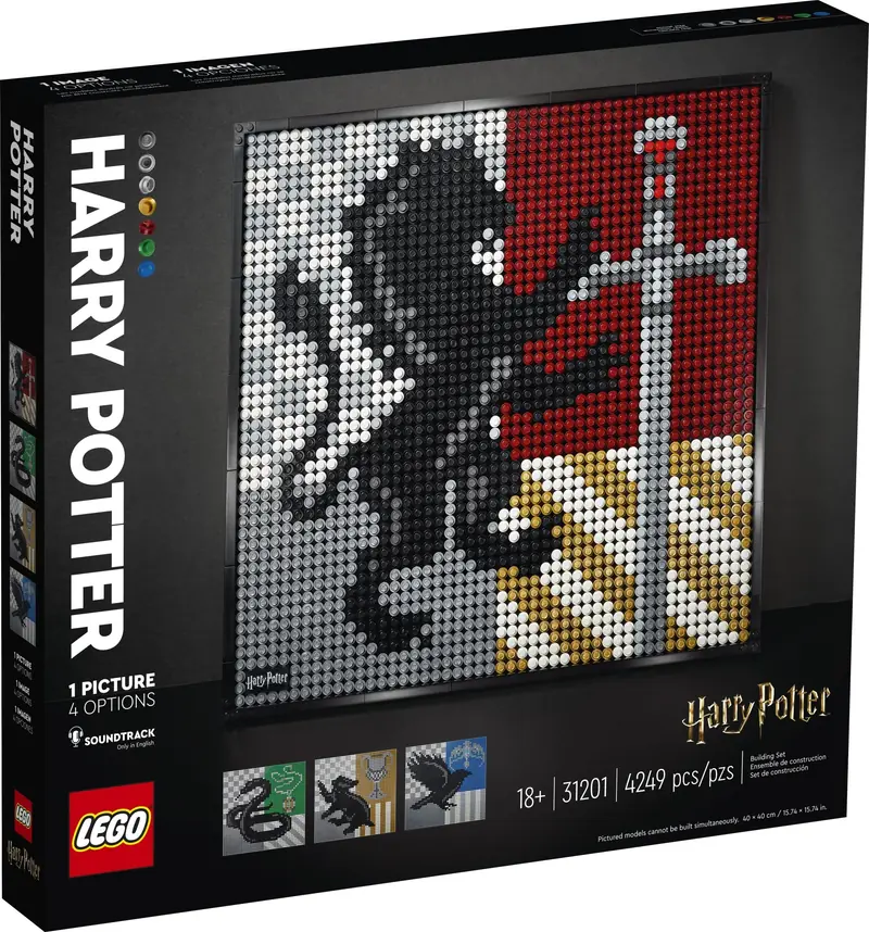LEGO 31201 Harry Potter Herby Hogwartu zdjęcie 8