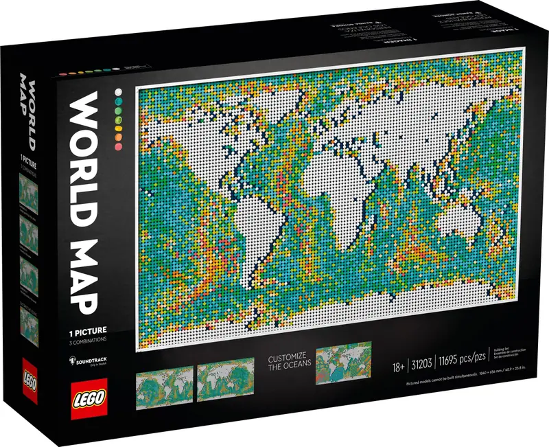 LEGO 31203 Mapa świata zdjęcie 5