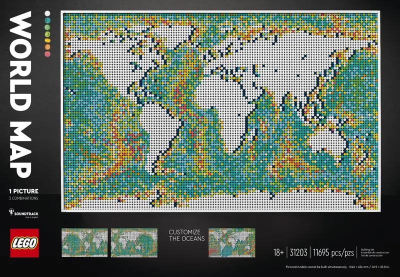 LEGO 31203 Mapa świata zdjęcie 19