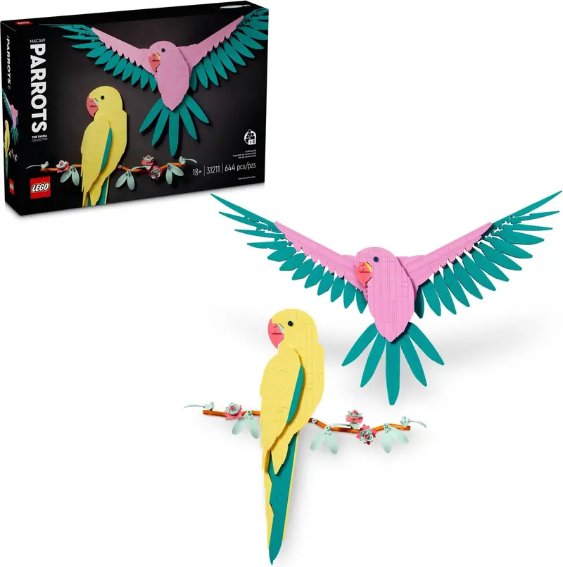 LEGO 31211 Kolekcja zwierząt - papugi ary zdjęcie 2