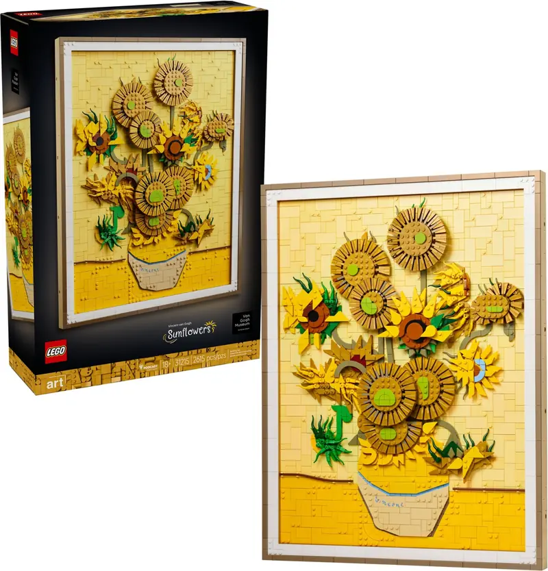 LEGO 31215 „Słoneczniki” Vincenta van Gogha zdjęcie 4