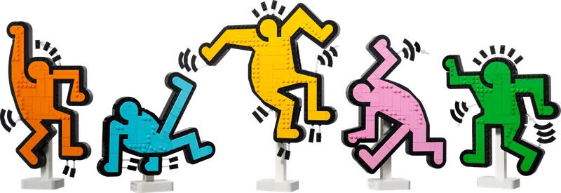 LEGO 31216 Keith Haring — tańczące postacie